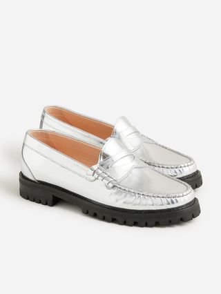 J.Crew + Winona Lug-Sole Penny Loafers