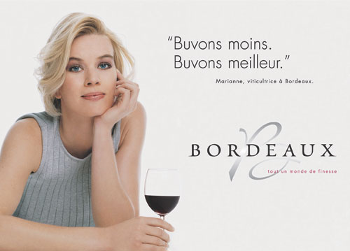 Andrew Jefford 2005 CIVB advertising campaign for Bordeaux wines