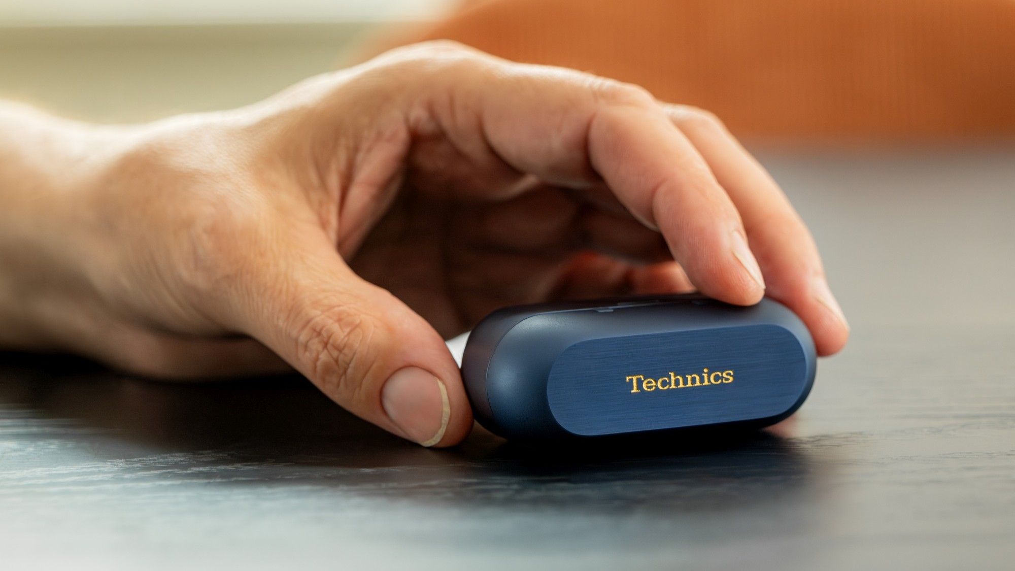 Technics' five-star earbuds have the blues – and they look