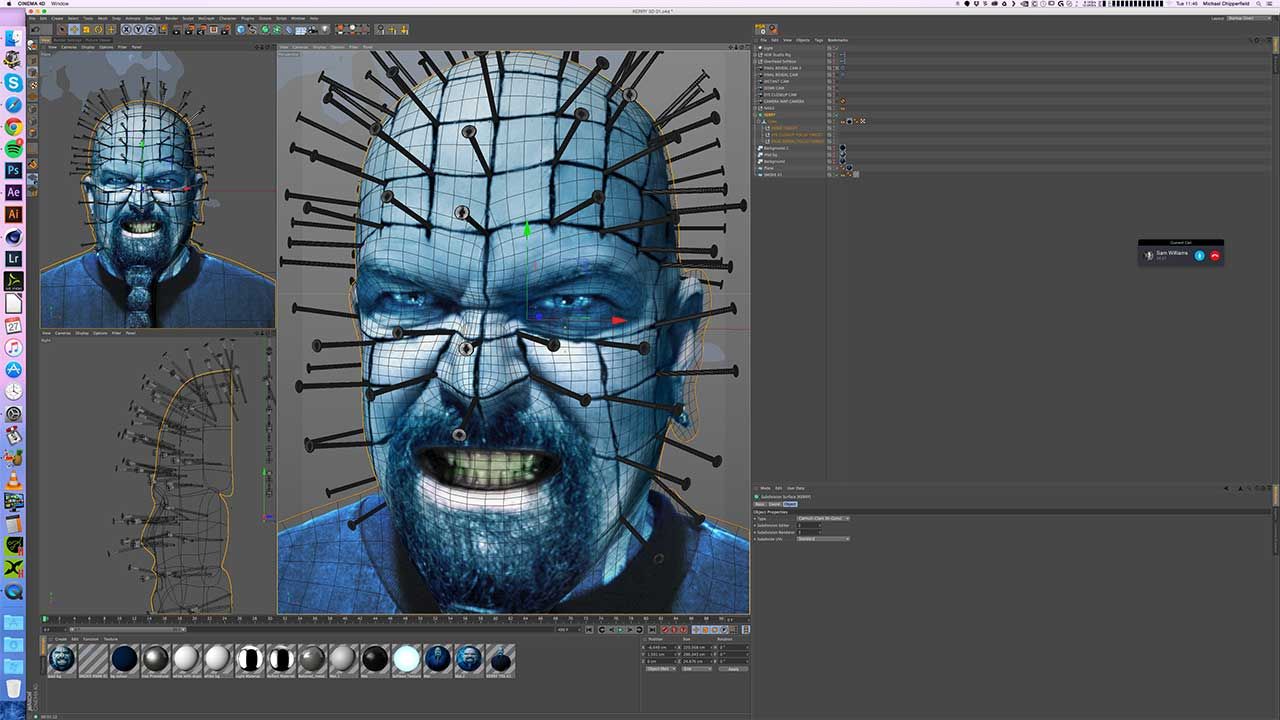 Kerry King in 3D for the iPad version.