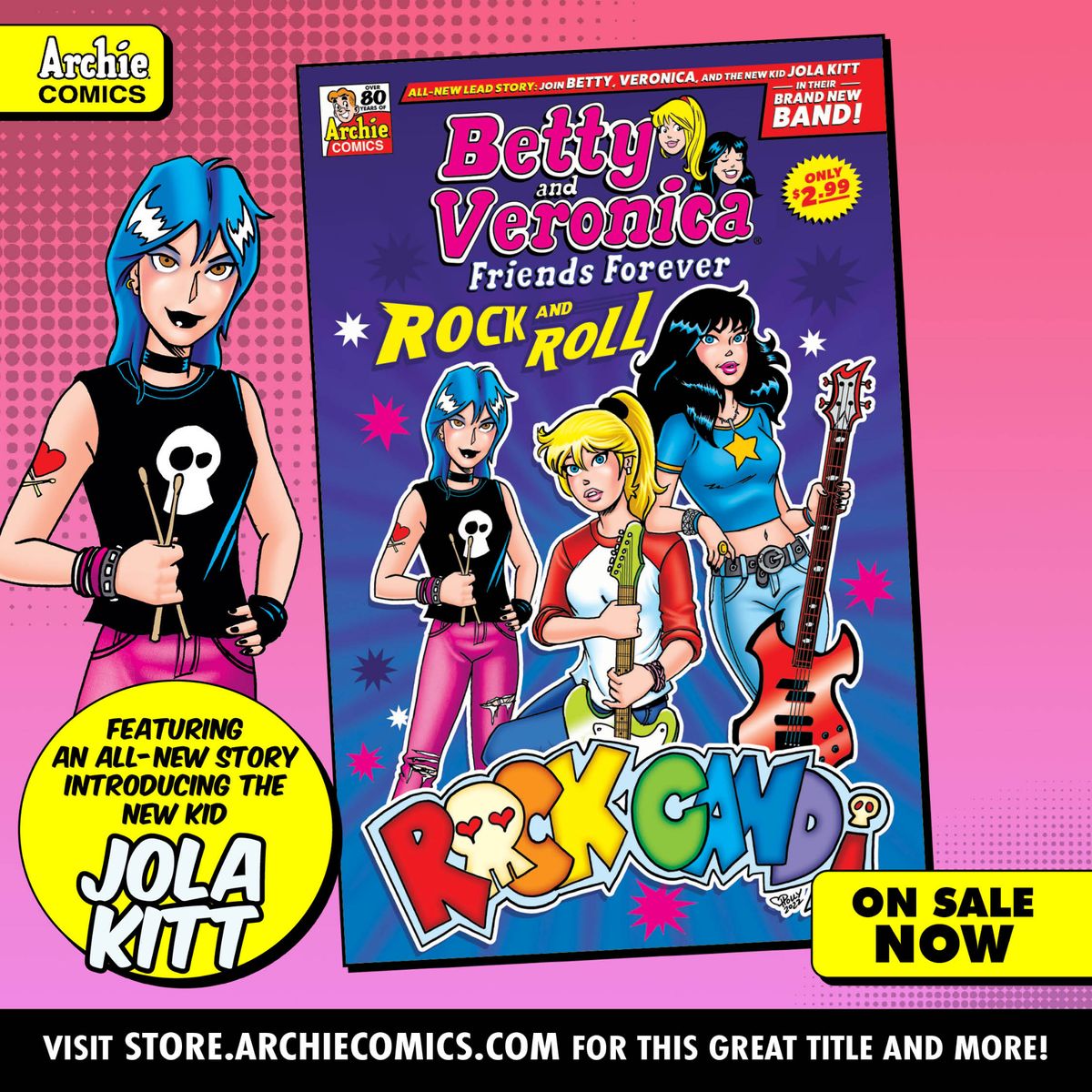 Betty &amp; Veronica Friends Forever: Rock &amp; Roll interior art
