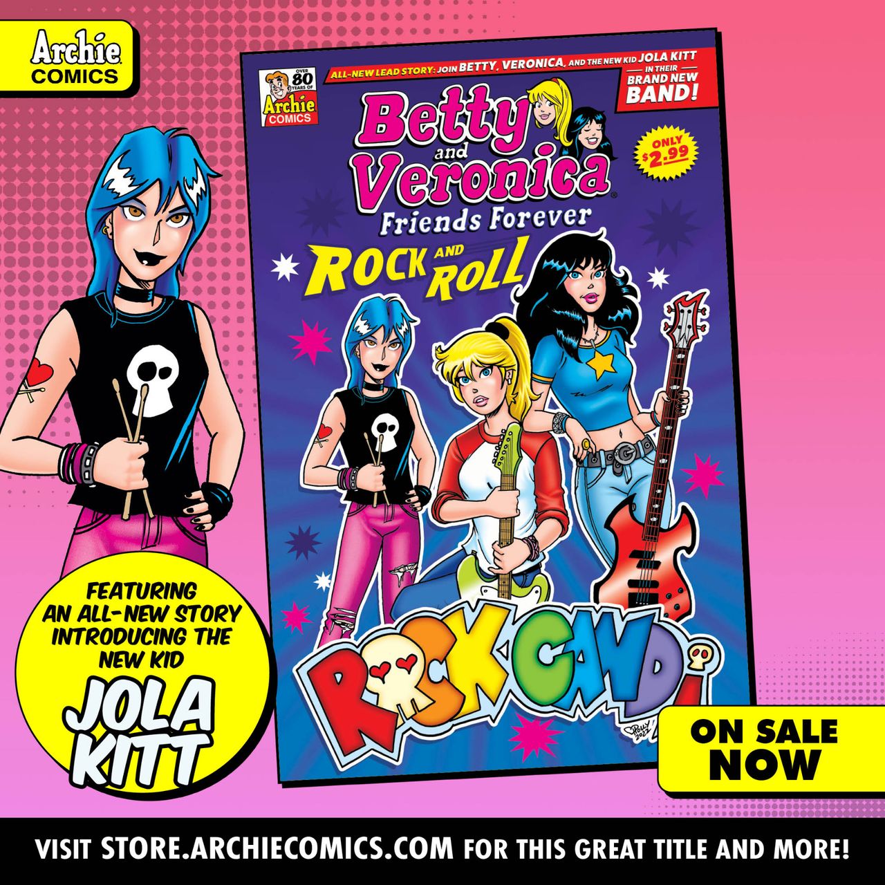 Betty &amp; Veronica Friends Forever: Rock &amp; Roll interior art