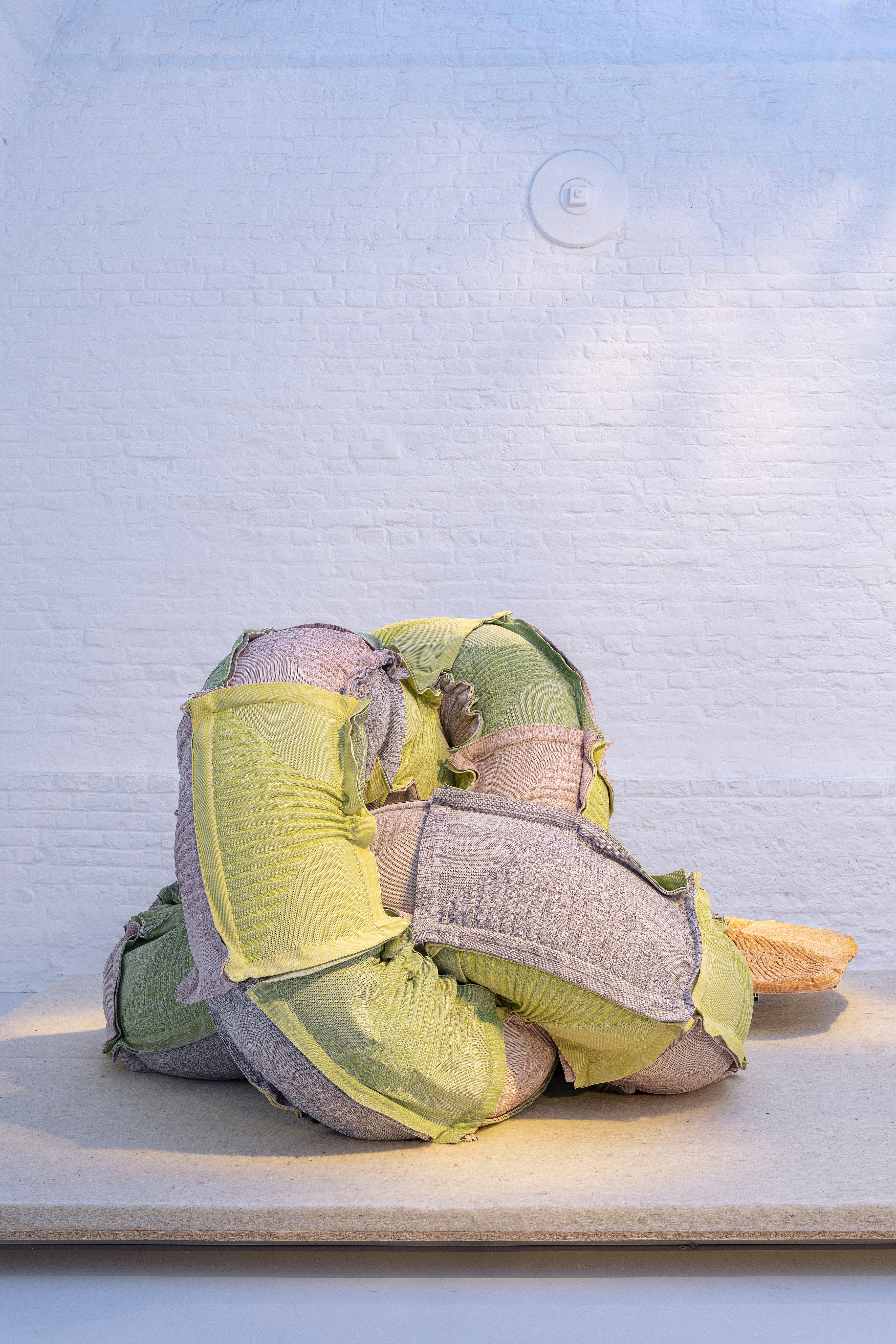 Patricia Urquiola works displayed in exhibition space