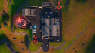 Fortnite Wiretaps locations at Dinky Dish