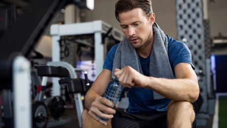 a man in gym