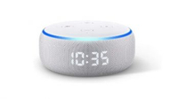 Echo Dot (3rd Gen) with clock
