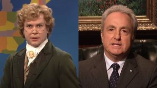 Jebidiah Atkinson (Taran Killam) appears on Weekend Update, while Lorne Michaels appears in a cold open on SNL