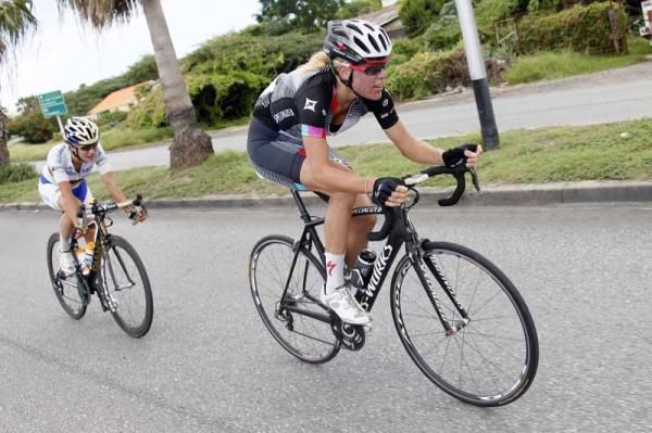 Ellen van Dijk leads Marianne Vos