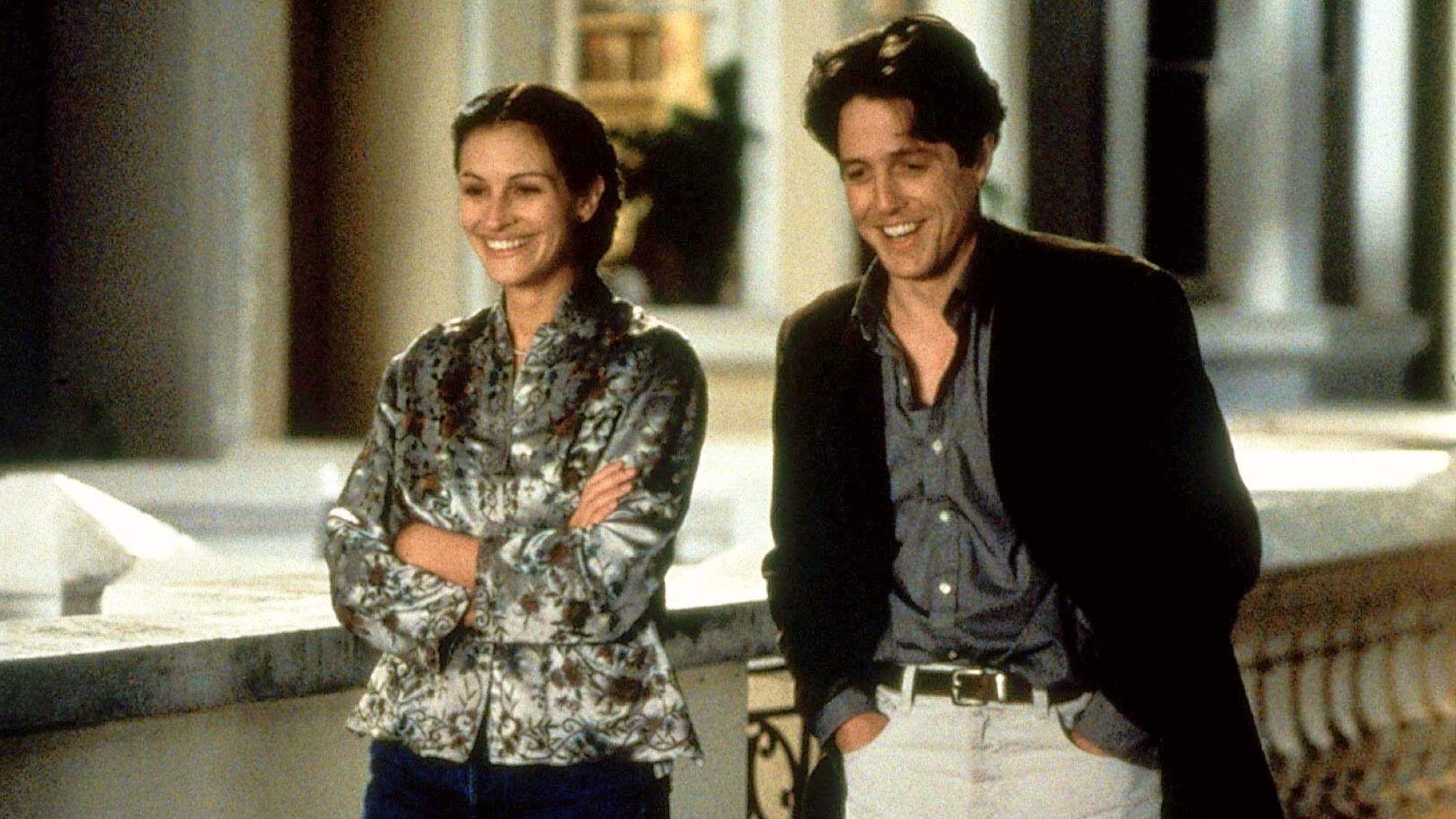 Julia Roberts and Hugh Grant in Notting Hill