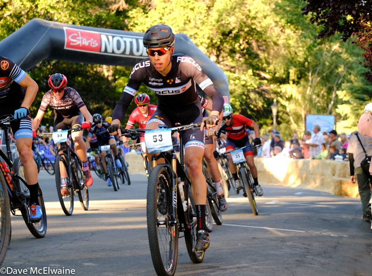 Jeremy Martin (Focus Bikes) riding to one of his best pro results