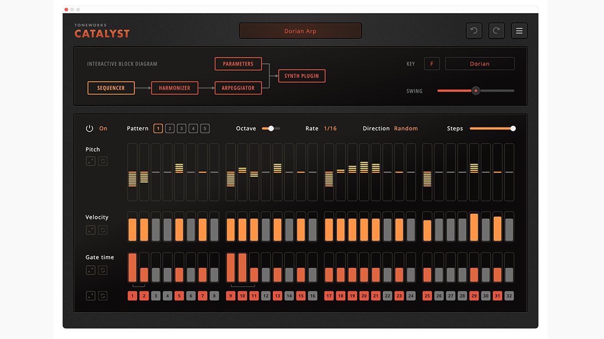 Catalyst is an ideainspiring MIDI sequencing plugin designed to keep