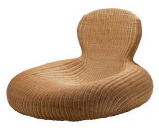 Rattan lounge chair for IKEA