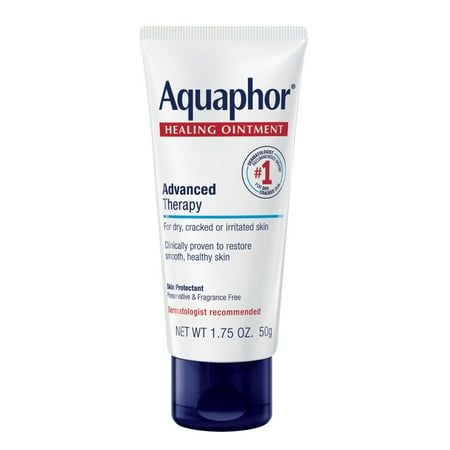 Aquaphor Healing Ointment Skin Protectant for Dry and Cracked Skin, 1.75 Oz. Tube