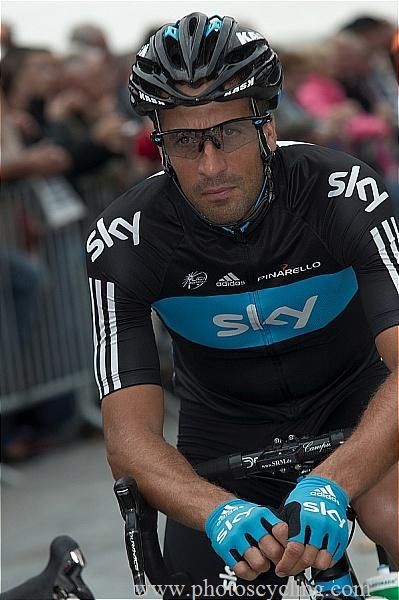 Juan Antonio Flecha (Sky) likes the dreary conditions