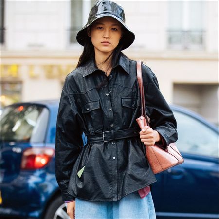 street style rain hat