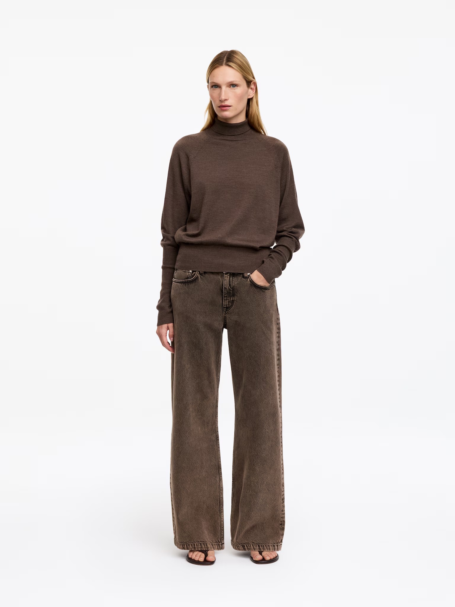 Arket, Elm Low Flared Jeans