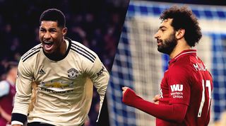 Marcus Rashford Mo Salah Man United Liverpool