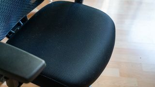 A black Oak Hollow Aloria Fabric office chair