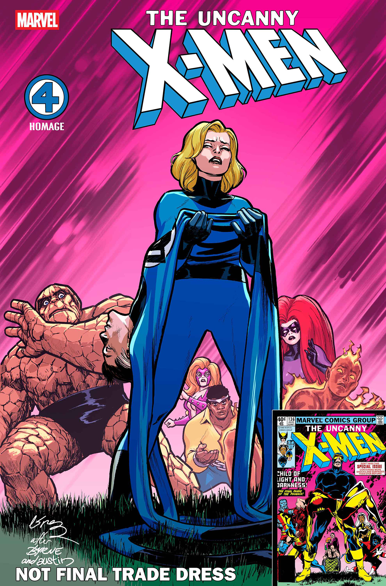 Fantastic Four homage variant covers