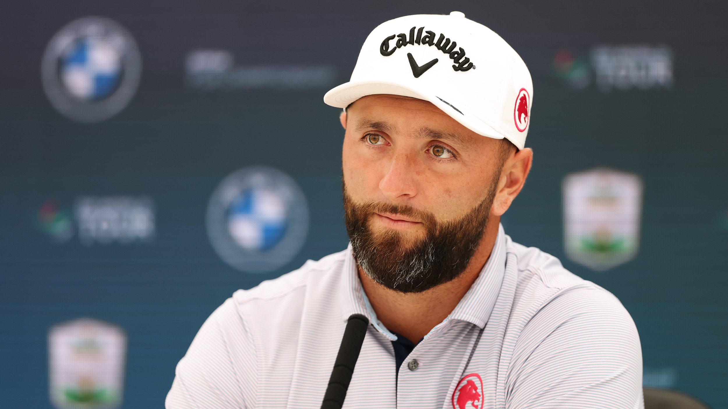 Jon Rahm speaks at his 2026 BMW PGA Championship press conference
