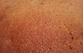 The use of real-world textures, such as this gingerbread cake, adds a nice finishing touch to my comic artwork