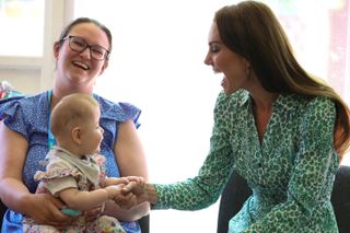 Kate Middleton's hilarious response to baby's 'giant burp'