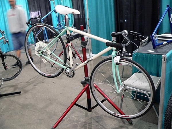 Mint Cycles was one of several builders to use True Temper&rsquo;s new S3 steel tubeset, as seen in this outstanding &lsquo;townie&rsquo; bike. Anyone need me to run to the store for anything?