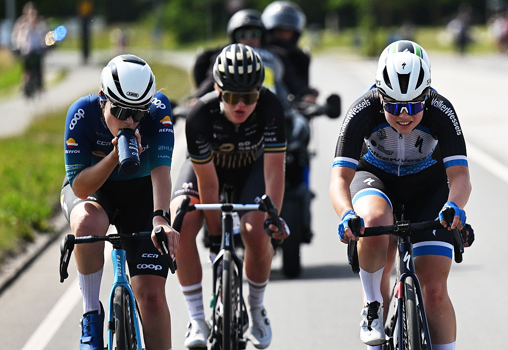 April Tacey in the breakaway