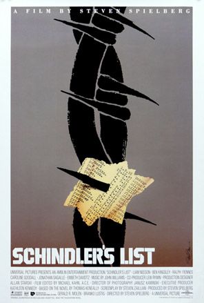 Poster for ﻿Schindler’s List