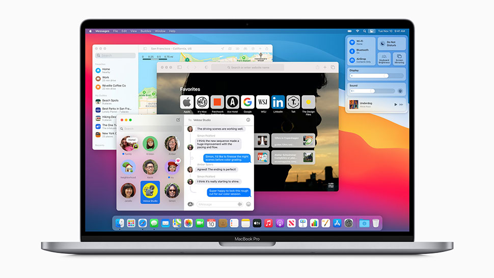 The 13-inch MacBook Pro with M1 chip running Apple's macOS Big Sur operating system