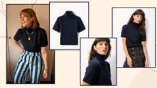 matilda and a model wearing the F&F knitted top