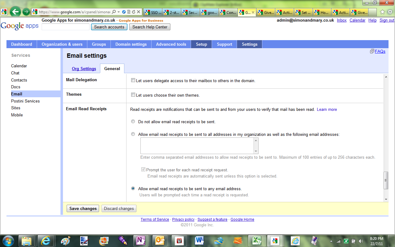 There are useful features in Google Apps that aren&rsquo;t turned on by default, and the interface is basic but clear.