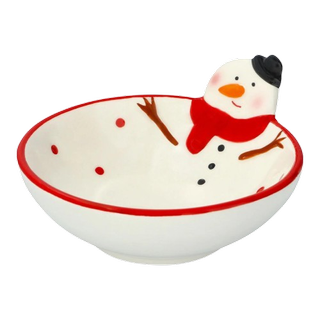 flying tiger snowman bowl 