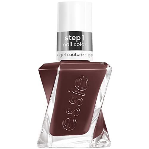 Essie Gel Couture Long-Lasting Nail Polish, 8-Free Vegan, Raisin Brown, All Checked Out, 0.46 Fl Oz
