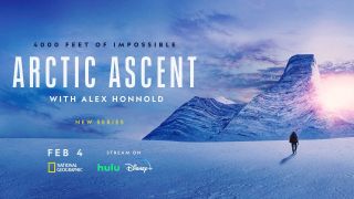 The official poster for Arctic Ascent with Alex Honnold