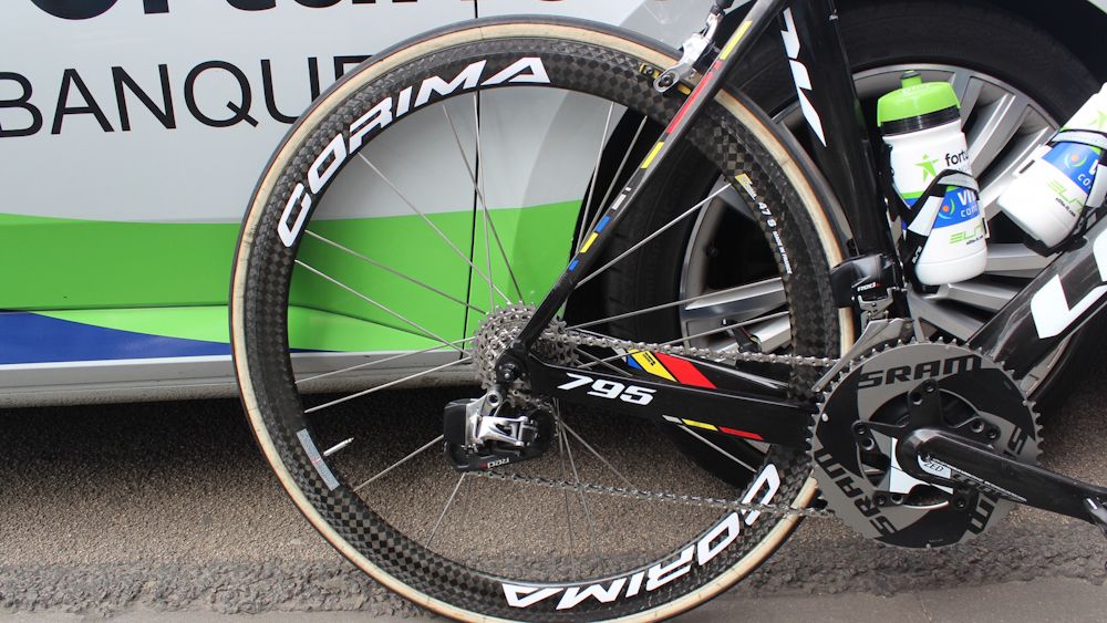 Corima 47mm tubular wheels for McLay