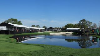 The 17th hole at Bay Hill