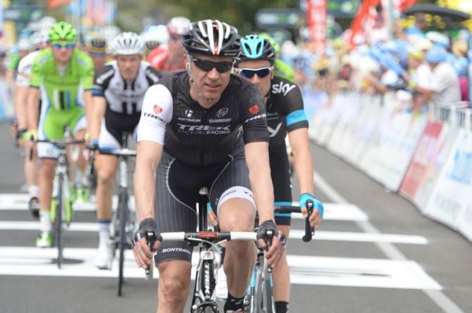 Jens Voigt (Trek Factory Racing) finishes stage 3