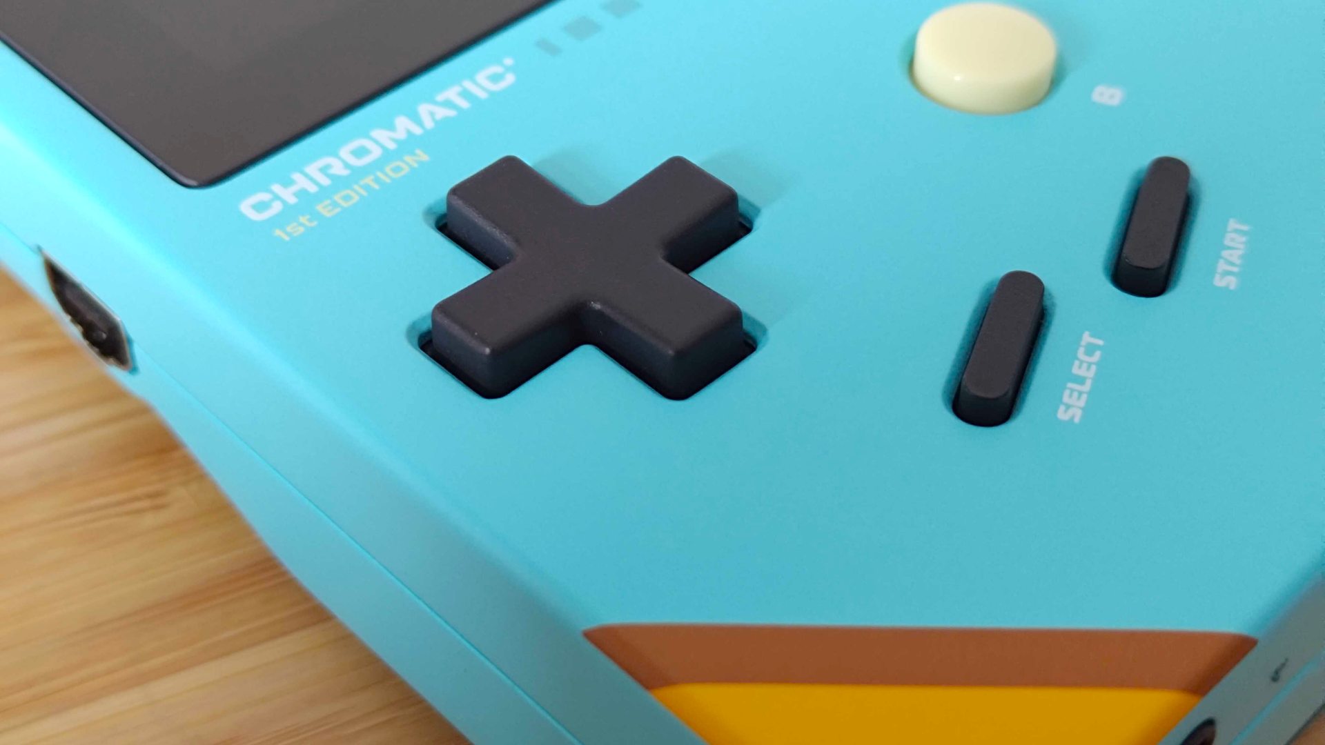 Close up of Modretro Chromatic D-pad