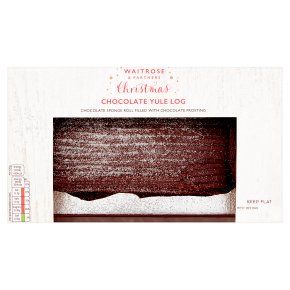 Waitrose chocolate yule log