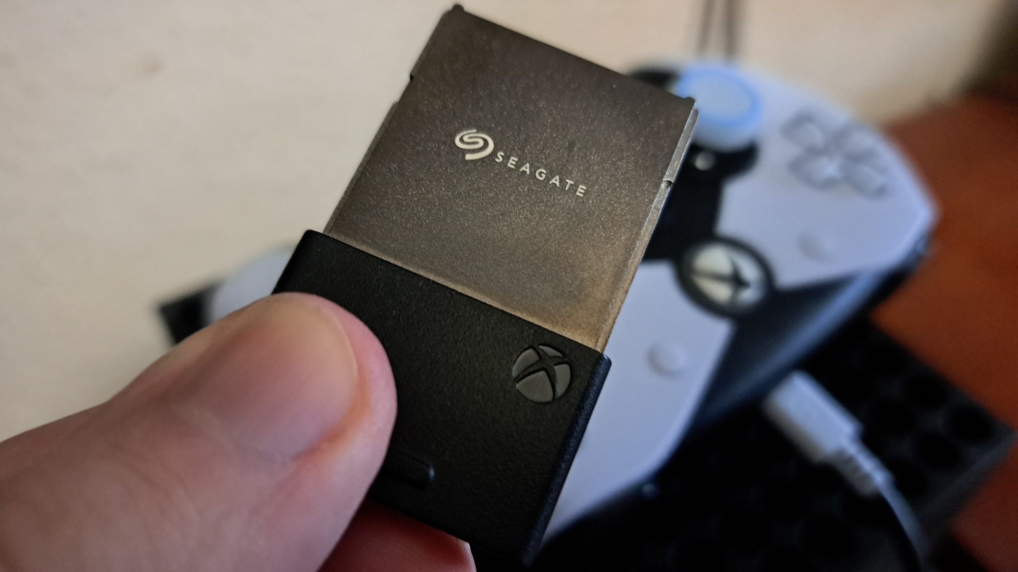 Photograph of the 1TB Seagate Storage Expansion Card for Xbox Series X|S