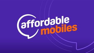 The Affordable Mobiles Logo set against a purple background