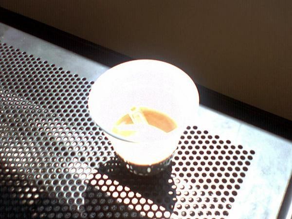 It brews a great shot of espresso, for only 60 cents!