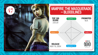 Vampire: The Masquerade—Bloodlines top 100 card (2023)