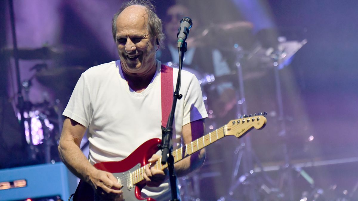 Adrian Belew playing guitar live 