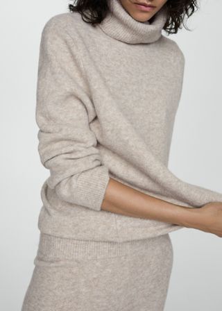 Oversized Midweight Cashmere Turtleneck Sweater