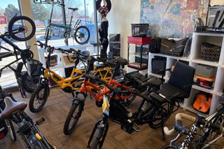 Ievgen Potyku and Hanna Boiarska of Freedom Folding and Electric Bikes in Colorado