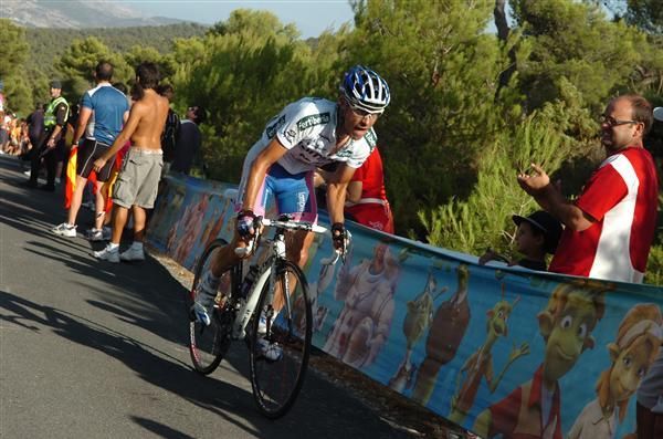 Damiano Cunego (Lampre-NGC) didn't have quite the same legs as 24-hours earlier