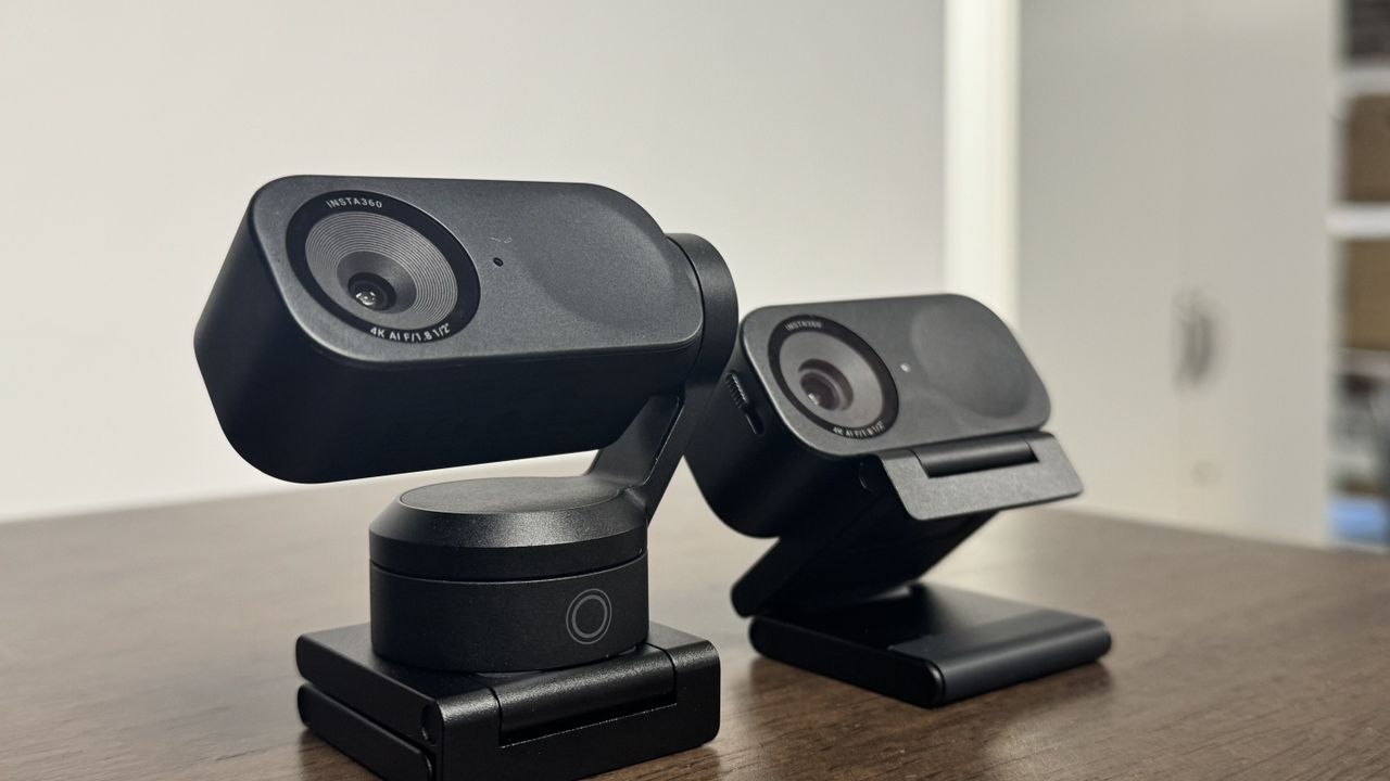 The Insta360 Link 2C alongside the Link 2