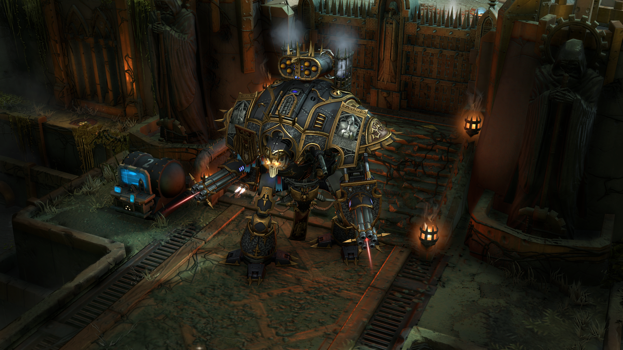 This fearsome Dreadnaught is one of many Elites to lead the Space Marines